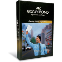Jk Excel Bond Superwhite Paper A4 Size 100 Sheets 90 Gsm 1 Ream, White