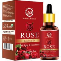 Nuerma Science Rose Essential Oil For Anti Stress, Skin Glow, Aromatheraphy (15 Ml)