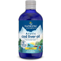 Nordic Naturals Arctic Cod Liver Oil | 1060 Mg Omega 3 Fish Oil Epa & Dha Supplement | Omega 3 Cod Liver Oil Liquid For Heart, Brain Health & Optimal Wellness | Flavour Lemon Fish Oil 8 Fl Oz (237 Ml)