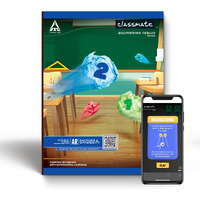 Classmate Augmented Reality Notebooks - 172 Pages | Pack Of 4 Short Size Unruled Notebooks For School Students | Immersive Ar Learning Experience | 24.0Cm X 18.0Cm | Unruled |