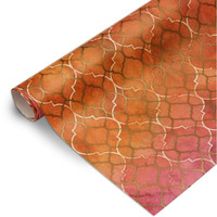 Little Birdie Gift Wrapping Paper Sheets Moroccan Double Trellis Rosy Notes 20 X 30Inch 8 Sheets |Colorful Wrapping Paper|1 Designs X 8,Moroccan Double Trellis Rosy Notes-Multicolor