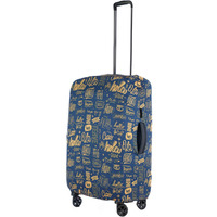 Nasher Miles Eco Friendly Polyester 55 Cm (20 Inch) Small Protective Luggage Cover (Dark Blue)