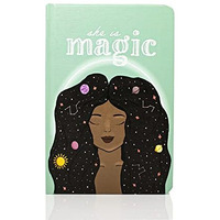 Factor Notes Hardbound Notebook: 100 Gsm|A5|3 Bookmarks|200 Pages|Inner Pocket|Ruled (She Is Magic)