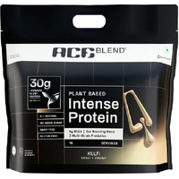 Ace Blend Intense 30G A-Grade Plant Protein Powder | 15 Servings | Kulfi Flavour | Complete Amino Acid Profile | Probiotics + Fiber | 6G Bcaa | 95%+ Bio | Advanced Lean Muscle Growth & Recovery Drink