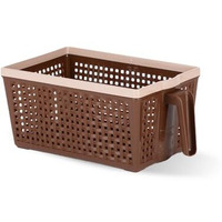 Nayasa Frill No. 1 Fruit Basket | 3 Litre | Veg Baskets For Storage In Kitchen | Food Basket For Kitchen | Chocolate