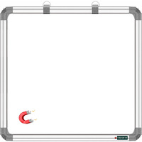 Yajnas 28X28 Cm Magnetic Small Sized Whiteboard/Lapboard, Dry Erase Premium Melamine Magnetic Small Sized White Board/Lapboard For Home, Office & School (Ypwg28X28X01)