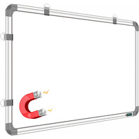 Yajnas 59X59 Cm (Magnetic) White Board, Dry Erase Premium Melamine Magnetic White Board For Office, Home & School (59X59 Cm, Pack Of 1)