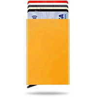 Stealodeal Metal Rfid Blocking Pop Up Credit Or Debit Card Holder Case For Men & Women