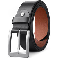 Urban Alfami Genuine Leather Belt For Men | Black | Tmbk-19 | Size 42