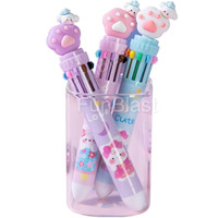 Funblast 10 In 1 Pens For Kids Ball Pen Set For School&Office-Cartoon Pen For Office,School Stationery Items For Kids-Stationary Kit,Stationary Set,Birthday Return Gift (Pack Of 3),Blue