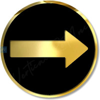 Vertical Root Inc Premium Black & Gold Finish Acrylic Direction Door Sign Easy To Mount Self-Adhesive 3M Tape, Signage For Office Hotel Society Resort Business Corporate Hospital