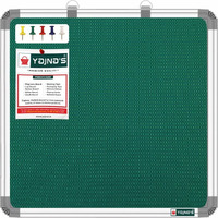 Yajnas 41X41 Cm Premium Material Green Color Notice Board/Soft Board/Bulletin Board/Pin-Up Display Board With 50 Pins For Study Room, Office, School & Home Use