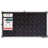 Yajnas 41X28 Cm Premium Material Blue Blush Designed Notice Board/Soft Board/Bulletin Board/Pin-Up Display Board With 50 Pins For Study Room, Office, School & Home Use