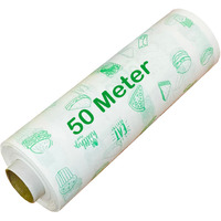 Ofixo Food Wrapping Paper Roll - Premium Non-Stick Butter Wrapping Paper. Food Wrapping Paper, Re-Heatable Non Stick Paper, Parchment Paper (50 Meter)