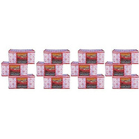 Acnos Premium Metalic Red Design White Chain 12 Piece Non Woven Large Size Cloth Cover Set Pack Of 12