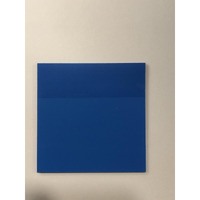 Aminit Sticky Notes Pastel Sticky Note Clear Self-Sticky Annotation, Waterproof Translucent Color Memo Pad For Office & School (Blue,Pack 1)