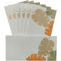 Jhintemetic - Pack Of 10 Colourful Designer Shagun Lifafa/Money Gift Envelope Digitally Printed For Gifting Money On Wedding, Birthday & Any Other Occasion D-065
