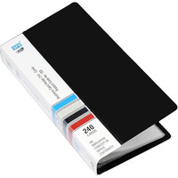 More Buy Business Card Holder, Debit/Credit/Business/Visiting Name Id Card Holder Book Cash Organizer File - 480 Pocket. (Black)