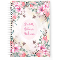 Lauret Blanc Daily Planner And Organizer, Affirmation And Gratitude Journal- A5, 80 Gsm, 160 Pages. Plan For 80 Days.