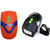 Wavva Cycle Light (3 Modes) + Cycle Bell Siren Hooter Cycle Bell For Bicycle For Kids Adults Cycle Horn And Light (Multicolor)