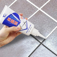 Zevon Tiles Gap Filler Waterproof Crack Agent Water Resistant Silicone Sealant For Diy Home Sink Gaps/Grouts Repair Filler Transparent Glue Tube & Paste For Kitchen, Bathroom (180 Ml)