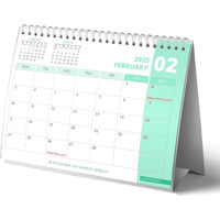 Lauret Blanc Desk Calendar 2025 Planner And Organizer- A5 Size, Home And Office Calendar, Holidays Mentioned (Colour 3 A5 Size)