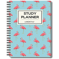 Nourish A5 Study Planner For 6 Months Undated Hardcover, A Must Have For Students