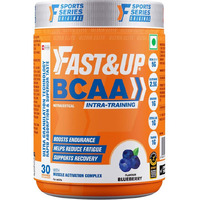 Fast&Up Bcaa Advanced - 450 Gms, 30 Servings, (Blueberry Flavour) Informed Sport Certified Bcaa That Helps In Muscle Recovery & Endurance, Bcaa (2:1:1) + Muscle Activators + Electrolytes