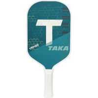 Tanso Taka Fiberglass Pickleball Paddle With Free Full Racquet Cover (225 Grams, Fiberglass Surface Pickleball Paddle With Polypropylene Honeycomb Core, Elongated 419Mm For Maximum Power)
