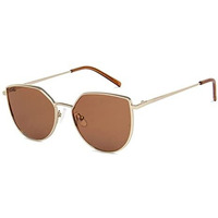 Vincent Chase Eyewear Women's Cateye Polarized Sunglasses Brown Frame Brown Lens (Large) - Pack Of 1