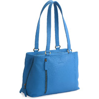 Rolando Maya Women's Top-Handle Leather Handbag (Turquoise)