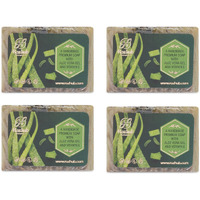 Rozhub Naturals Aloe Vera & Basil Handmade Soaps, 100 Gm (Pack Of 4)