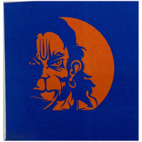 Yms Rudra Hanuman Reusable Diy Wall Stencils For Home Wall Decor (Pvc, 24-Inch X 40-Inch)