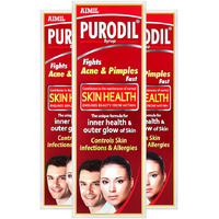 Aimil Purodil Syrup For Pimple And Acne Free Skin| Anti-Allergic Anti-Microbial Blood Purifier Syrup - 200 Ml (Pack Of 3)