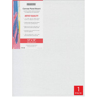 Pragati Systems Medium Grain 12X16 Inch 7 Oz. Primed Canvas Board For Painting Cp1216, White (Pack Of 1)