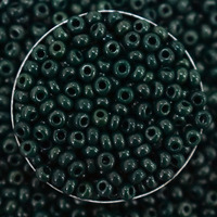 Embroiderymaterial 8/0 Teal Green Color Preciosa Seed Beads For Jewellery Making, Craft, Bracelet Making, Embroidery Work, Hair Accessories, Hair Band Making, Bag Making Etc. (100 Gram, 8/0, 3Mm)