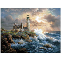 Hasthip 5D Diamond Painting By Number Kit, 40 * 50Cm Full Drill Diamond Painting Rhinestone Embroidery Pictures For Adults Kids Relaxation And Home Wall Decor (Multi-Color 1)
