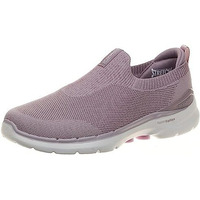Skechers Womens Go Walk 6 - Vibrant Smile Mauve Sports Slip On Shoe