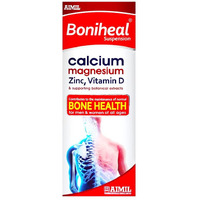 Aimil Boniheal Syrup - 200Ml (Pack Of 1) | Ayurvedic Syrup For Good Bone Health | Calcium, Vitamin D, Magnesium, Zinc, Herbs And More