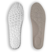 Greemito 4D Foam Insole For Shoes Men And Women,Replacement Shoe Inserts For Sports Shoes, Walking, Running, Sports, Formal & Safety Shoes Insoles (1 Pair) (Male (Large) 40-45)
