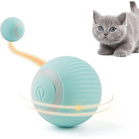 Sky-Touch Interactive Smart Cat Ball,Quiet Cat Toys For Indoor Cats Adult Automatic 360 Rotating Kitten Toys,Intelligent Automatic Mobile Ball Usb Charging Pet Toy,Fun Gift For Kitten