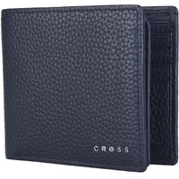 Cross Navy Men's Wallet Stylish Genuine Leather Wallets For Men Latest Gents Purse With Card Holder Compartment (Ac1288799_3-5)
