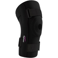 Tynor Knee Wrap Hinged (Neo), For Pain Relief, Support & Compression | Adjustable Knee Brace | For Sports, Gym, Workout, Cycling | Pack Of 1 (Black, Large)
