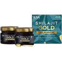 Sesa Shilajit Gold Resin 40G With 24K Gold 60%+ Fulvic Acid (Certificate Included) Helps Boost Stamina, Immunity & Muscle Recovery 100% Ayurvedic - 20 G (Pack Of 2)