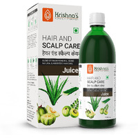 Krishna's Herbal & Ayurveda Hair & Scalp Care Juice 1000 Ml,Hair Care Juice For Hair Growth & Hair Fall Control,Blend Of 7+ Ayurvedic Herbs,No Artificial Colors,Flavours & Sugars,Use 60 Days