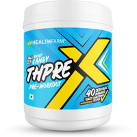 Healthfarm Thpre X Pre Workout Powder| Sports Nutrition Supplement For Men & Women - For Working Out,Hydration,Mental Focus & Energy - 40 Servings (Rocket Candy),1 Count