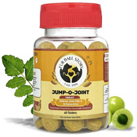 Fur Ball Story Jump-O-Joint Pain Relief Supplements For Dogs & Cats | Pet Medicines For Dogs, Anti-Inflammation, Vegan, Ayurvedic, Vet-Recommended - 60 Tablets