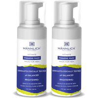 Mannlich Intimate Wash 150 Ml (Pack Of 2) Relieves Itchiness & Odour, Prevents Fungal Growth, Genital Area, Ph Balanced & Dermatologically Tested With Tea Tree Oil, Neem, Eucalyptus Oil, 1% Salicylic & Lactic Acid