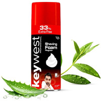 Keywest Professional Regular Pre Shaving Foam For Men, 385Gm (33% Extra Free) | Shave Foam For Men All Skin Types | More Than 100 Shaves | Enriched With Tea Tree Oil, Vitamin E & Aloe Vera