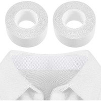 Belanto 2 Roll Collar Protector Neck Sweat Pad Antiperspirant Sticker Absorbing Sweat Pads Non-Woven Fabric Disposable Self-Adhesive Invisible Protection Hats Liner Caps Against Collar Sweat & Stains